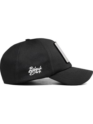 Black Börk Blackbörk Six Baseball Baykuş - 1bs Kod Logolu Unisex Siyah Şapka (Cap)