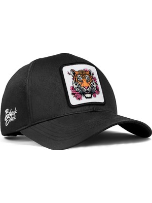 BlackBörk Six Baseball Kaplan - 13BS Kod Logolu Unisex Siyah Şapka (Cap)