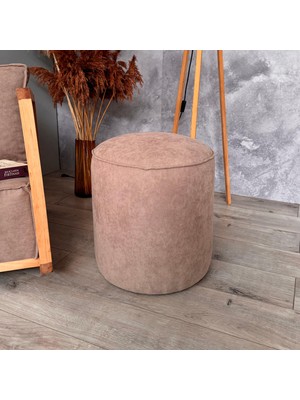 Evodeko Açık Kahve Puf