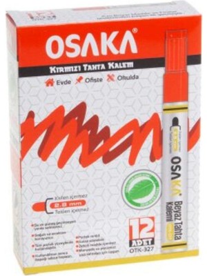 Osaka Tahta Kalemi Kırmızı OTK158 12LI