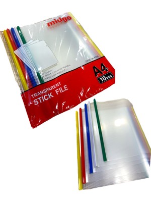 Ce-Ka Midgo Sıkıştırmalı Dosya Sürgülü Renkli - 10 Lu Paket