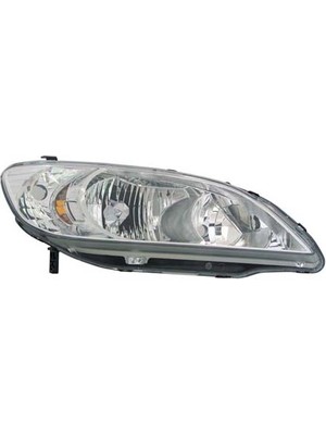 Honda Civic Sd 04/05 Far Lambası Sol Manuel (Si̇nyali̇ Sarı)(Camı Setli̇) (Park Lamba Deli̇ksi̇z)