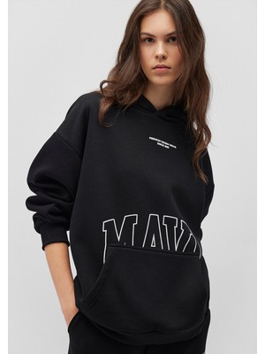 Mavi Logo Baskılı Siyah SWEATSHIRT1S10149-900