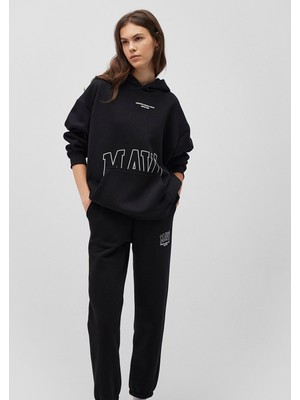 Mavi Logo Baskılı Siyah SWEATSHIRT1S10149-900