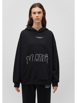 Mavi Logo Baskılı Siyah SWEATSHIRT1S10149-900