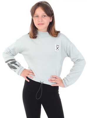 Toontoy Kız Çocuk Baskılı Sweatshirt