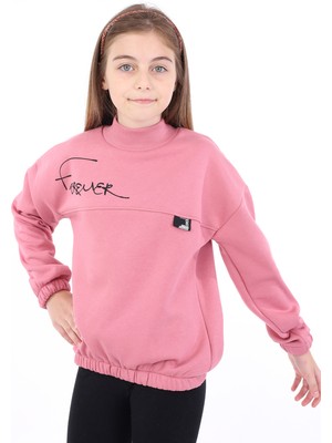 Toontoy Kız Çocuk Baskılı Sweatshirt