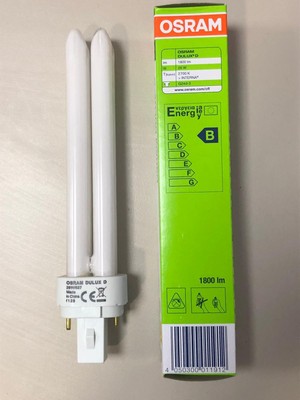 Osram 10 Adet Osram  Plc Lamba 26W/827 2p 2700 Kelvin 1800 Lümen Sarı