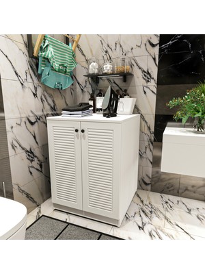 Yıldız Elegance Banyo Dolabı Çamaşır Makinesi Alt Luxe