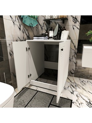 Yıldız Elegance Banyo Dolabı Çamaşır Makinesi Alt Luxe