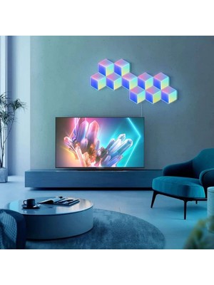 Govee Glide Hexa Pro LED Işık Panelleri (10 Panel) Rgbıc 3D Aydınlatma ve Akıllı Kontrol