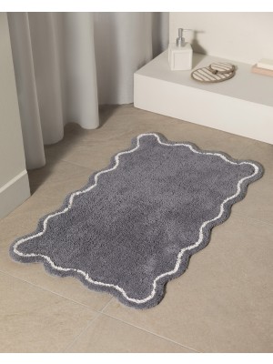 Madame Coco Yvoire Banyo Paspas - Gri - 50X80 cm