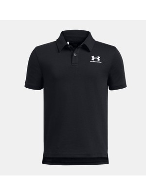 Under Armour Erkek Çocuk Ua Icon Polo Tişört Nefes Alabilir Kumaş ve Şık Tasarım 1387073-001