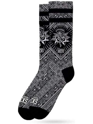 American Socks Bandana Signature Mid High Çorap AS134