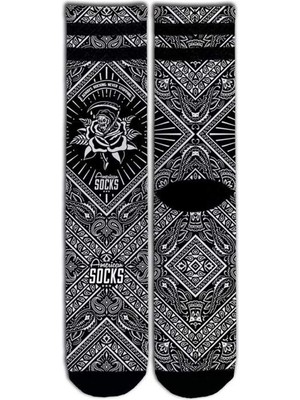 American Socks Bandana Signature Mid High Çorap AS134