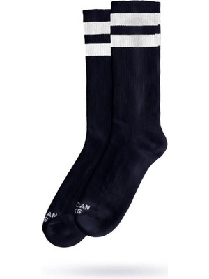 American Socks Back In Black I Mid High Çorap AS055