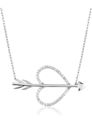 Kaufhier Gümüş Aşk Oku Bayan Kolye