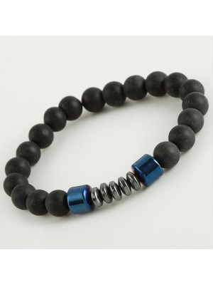 Bijuteri Net Hematit & Mat Onix Doğaltaş Bileklik