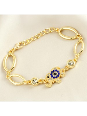 Bijuteri Net Fil Taşlı Trend Bileklik