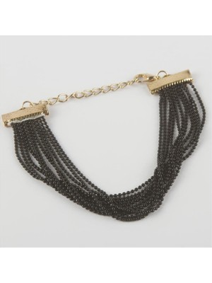 Bijuteri Net Renkli Zincir Bileklik