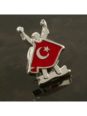 Bijuteri Net Ay Yıldız Yaka Rozet