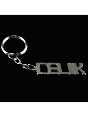 Bijuteri Net Çelik Isimli Anahtarlık