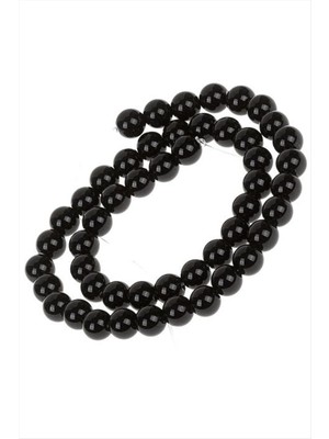 Bijuteri Net 8 mm Parlak Onix - 2 Kalite