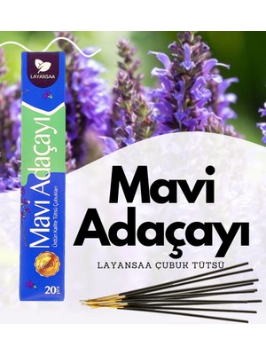 Layansaa Mavi Ada Çayı Çubuk Tütsü  20 Adet