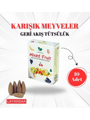Layansaa Karışık Meyveler Geri Akış Tütsü 10 Adet