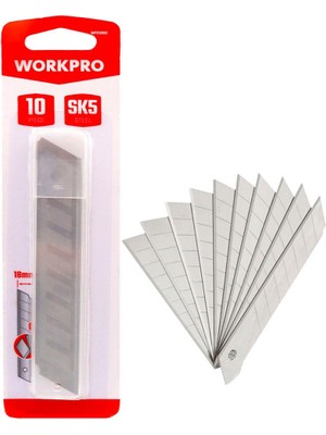 Workpro WP212002 18 mm 10’lu Maket Bıçağı Yedeği