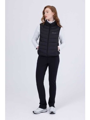 2AS Azure Women Down Vest Black 2ASADVWCNFW23-001