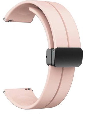 Adige Zeblaze Ares 3 Pro 22MM Kordon Kayış D-Buckle Mıknatıslı Silikon 22-jku