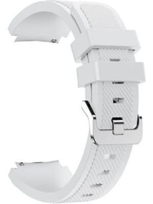 Adige Google Ticwatch S2 Wear Os Kordon Kayış Çizgili Silikon 22-czg