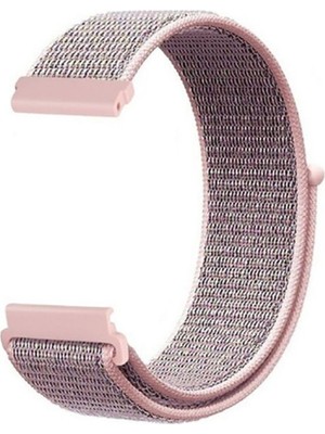 Adige Huawei Watch 3 Elite Kordon Kayış Kumaş Cırt Cırtlı 22/crt