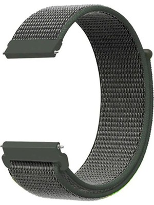 Adige Garmin Forerunner 255 Music Edition 255 Kordon Kayış Kumaş Cırt Cırtlı 22/crt