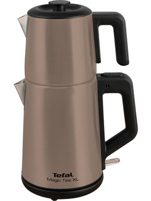 Tefal Magic Tea XL  Paslanmaz Çelik Gövdeli 1650 Watt Çay Makinesi - Gri