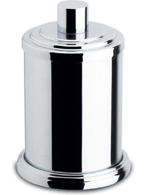 System Banyo Aksesuarları Tezgah Üstü Pamukluk Krom-Mat Krom