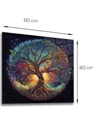 Decorita Cam Tablo | Secret Tree | 60CM x 60CM