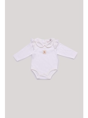 Layette Bg Store Kız Bebek Ekru Body