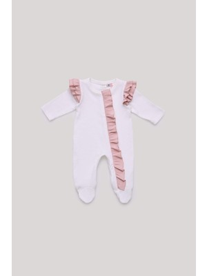 Layette Bg Store Kız Bebek Ekru Body