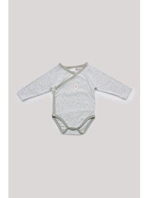 Layette Bg Store Erkek Bebek Gri Body