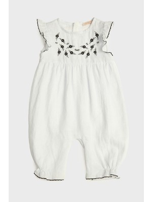 GB Baby  Kız Bebek Beyaz Tulum