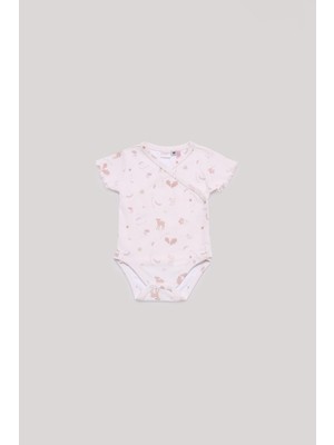 Layette Bg Store Kız Bebek Desenli Body