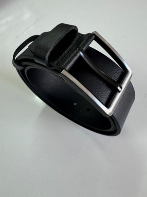 Rodi Erkek Deri Kemer Kot ve Kanvas Kemeri Düz 4.5 cm