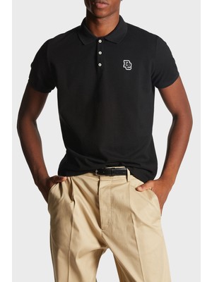 Dsquared2 Pamuklu Slim Fit Polo Yaka T-Shirt Erkek Polo Yaka T-Shirt S74GL0078 S22743 900