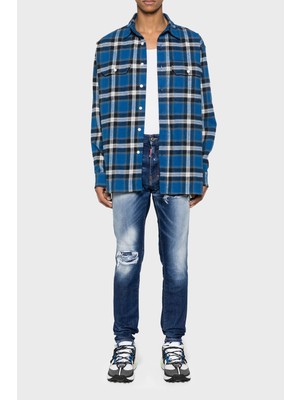 Dsquared2 Streç Pamuklu Skinny Fit Jeans Erkek Kot Pantolon S74LB1452 S30663 470