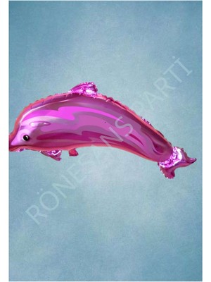 Rönesans Parti Yunus Balığı Folyo Balon Pembe
