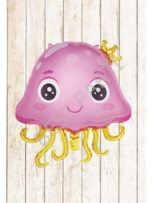 Best Parti Deniz Anası Pembe Folyo Balon