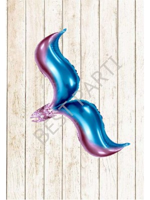 Best Parti Deniz Konsept Kuyruk Folyo Balon Gökkuşağı