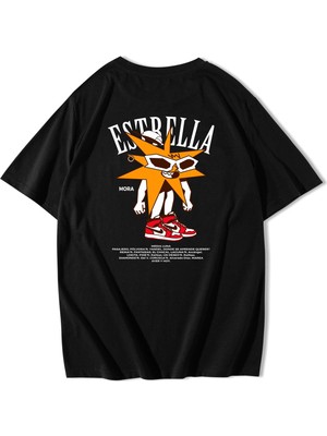BRZ Collection Unisex Oversize Estrella T-Shirt